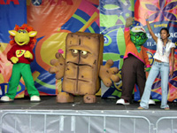 Puppenbau-Kinderfest 2003 in Hannover, Bernd das Brot, Chili und Brigel
